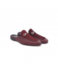 Mateo Neri Dunkelrot Haut(Leder) Halbschuhe