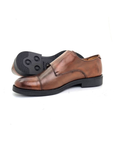 Business Double Monk Brown