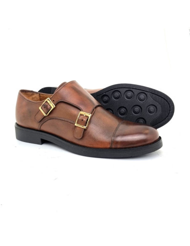 Business Double Monk Brown