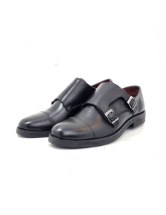 Business Double Monk Black